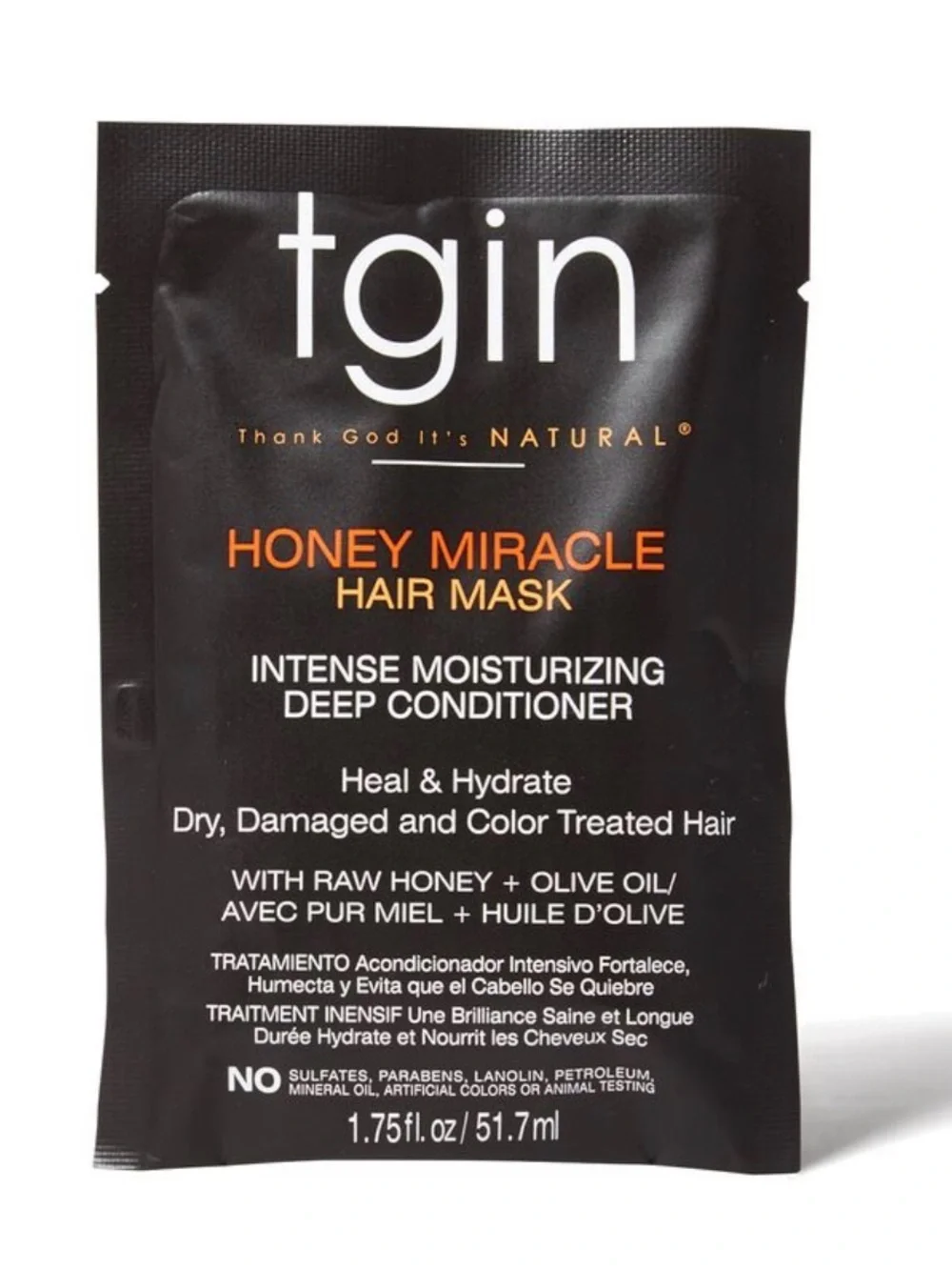 3 tgin Honey Miracle Hair Mask -1.75 fl oz packIntensive Conditioning Treatment